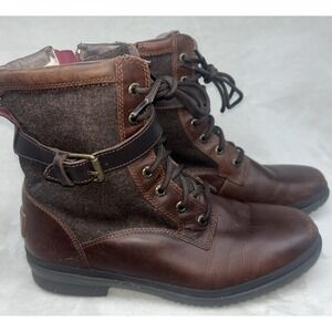 UGG Kesey Shearling Lined Motorcycle Boots, Size‎ 9